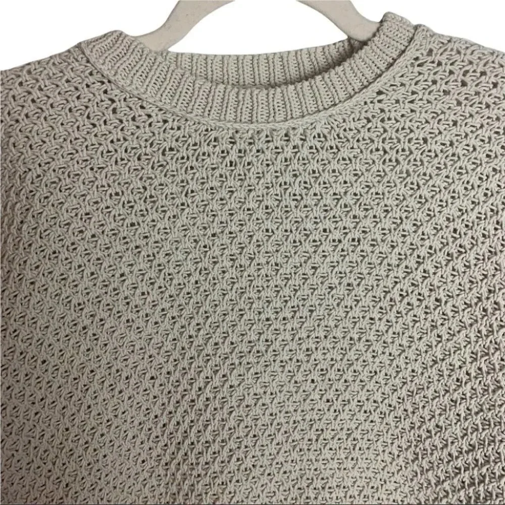 47.  MADEWELL Women’s French Quarter Pullover Sweater Beige Size XXS - Picture 4 of 9